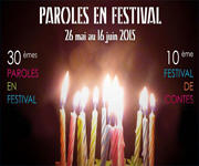 Festival paroles en rhone alpes 26 mai au 16  juin Lyon