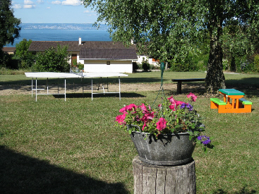 Vue sur le lac leman