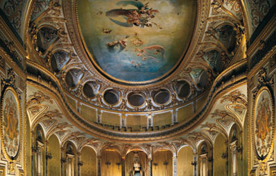 Plafond  chateau de fontainebleau